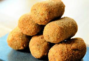 Croquetas con jamon serrano - kroketter med serranoskinke