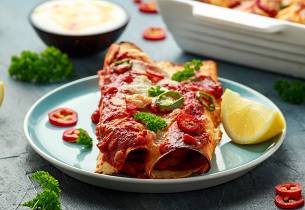 Enchiladas i lomper