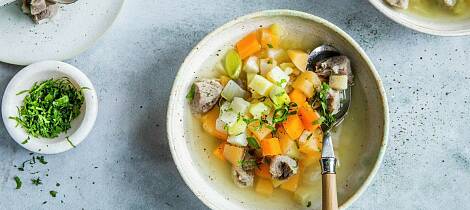 Årets første søndag fortjener en varmende suppe som denne