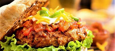 I dag blir det taco i burgerbrød