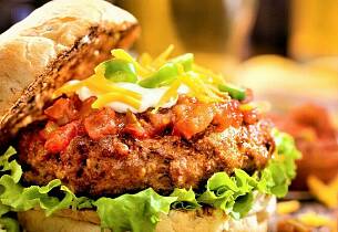 I dag blir det taco i burgerbrød