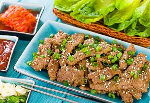 Koreansk biff bulgogi