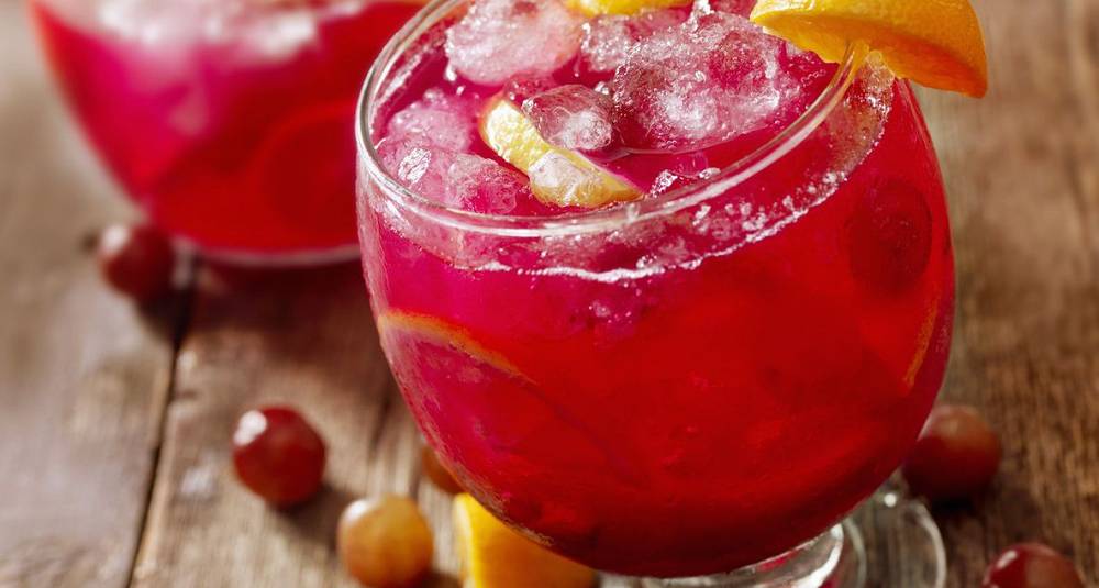 Sangria med rosevin gir enda mer leskende smak