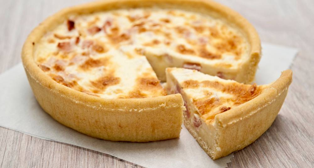 Quiche Lorraine m/frossen butterdeig