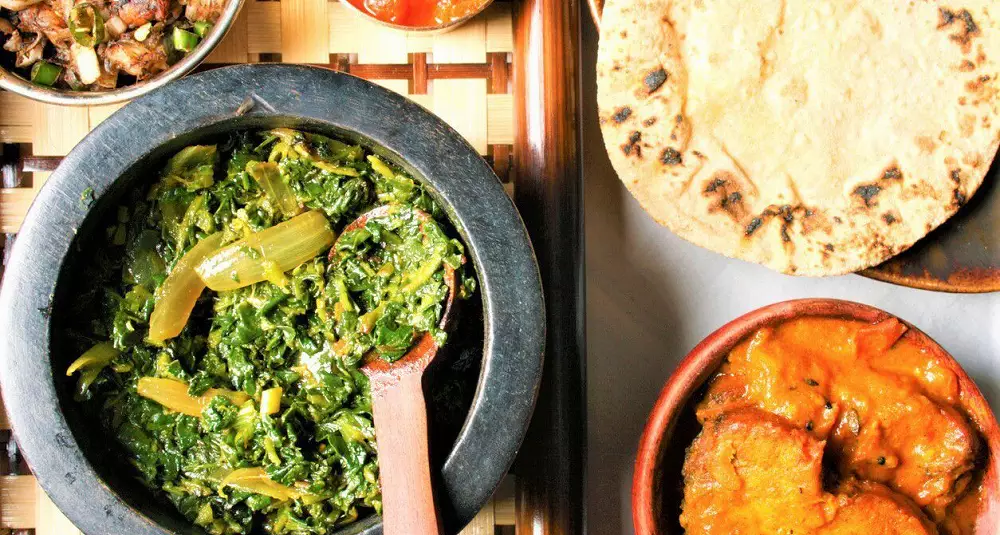 Dillspinat med linser Sai bhaji