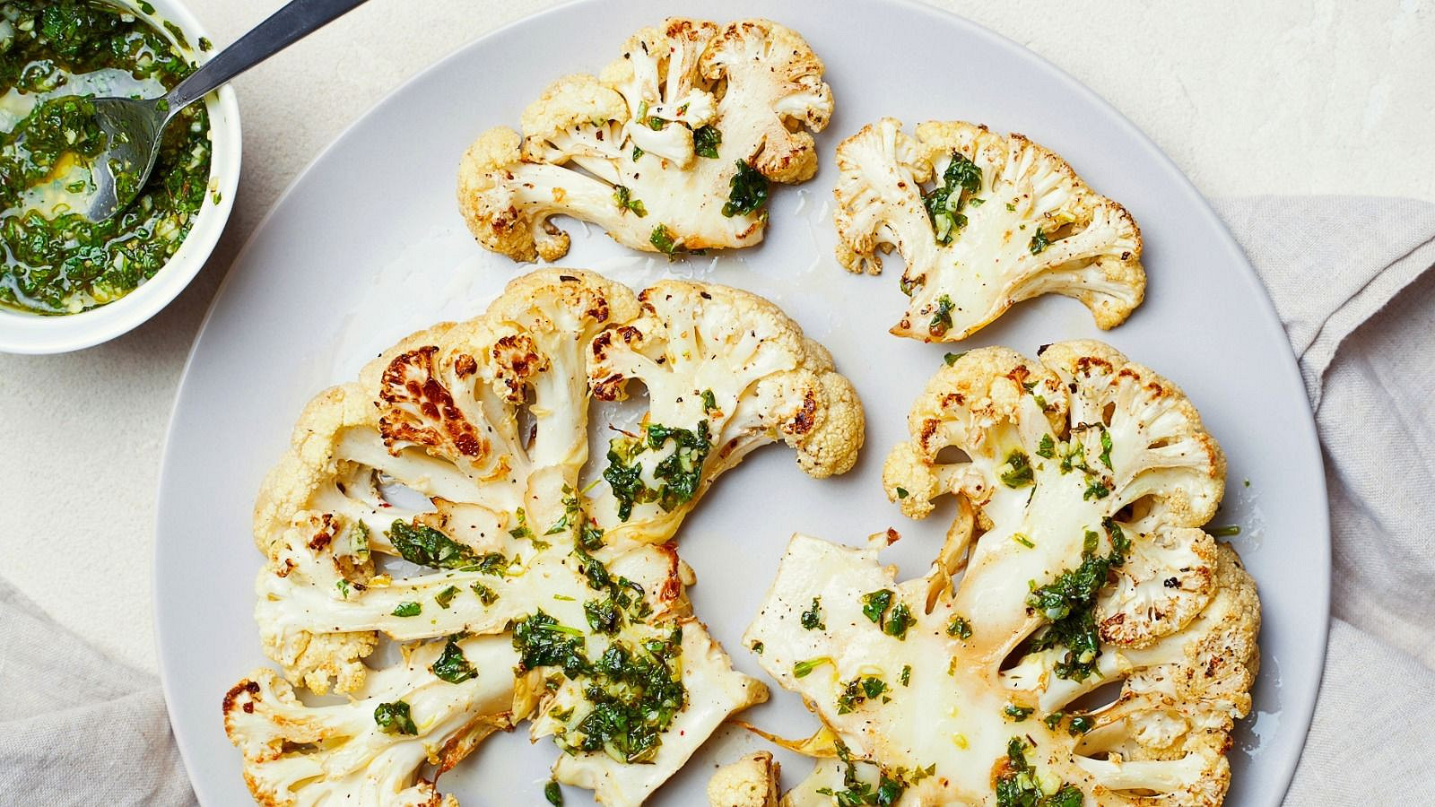 Grillet blomkålbiff med zhug