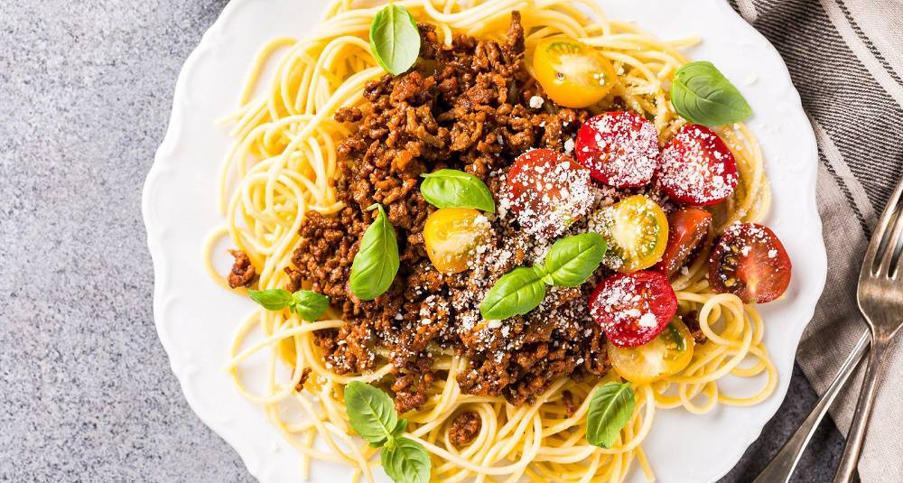 Sommerlig spaghetti bolognese