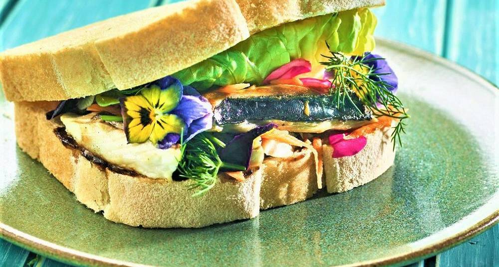Saba sando - Makrellsandwich på japansk vis