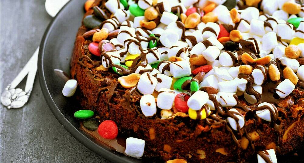 Rocky road sjokoladekake