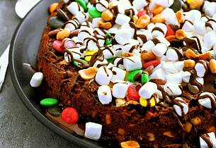 Rocky road sjokoladekake