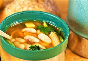 Fyll turtermosen med suppe - maten smaker alltid bedre ute