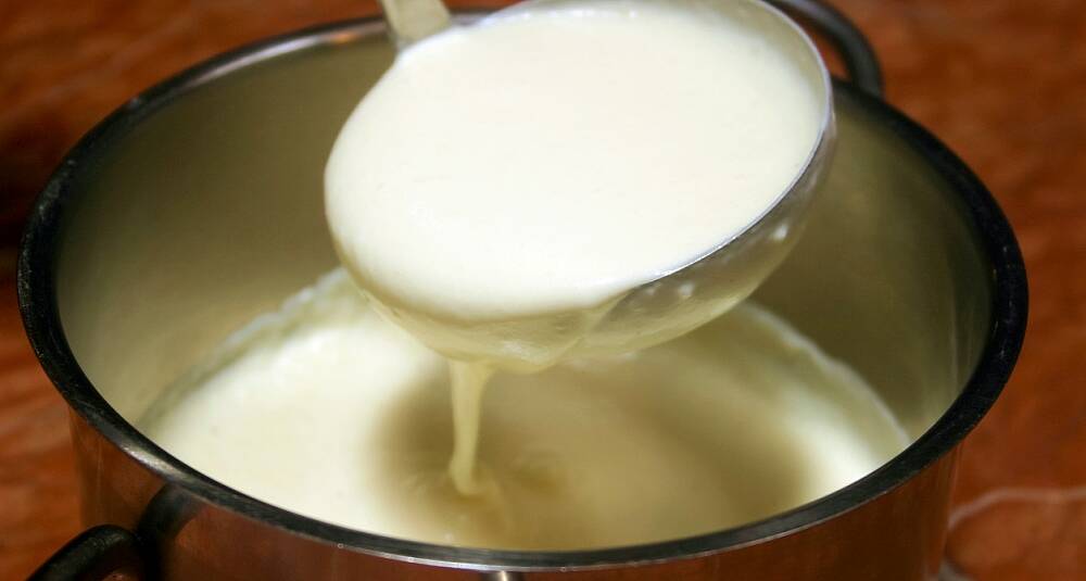 Hvit saus hvitsaus bechamel