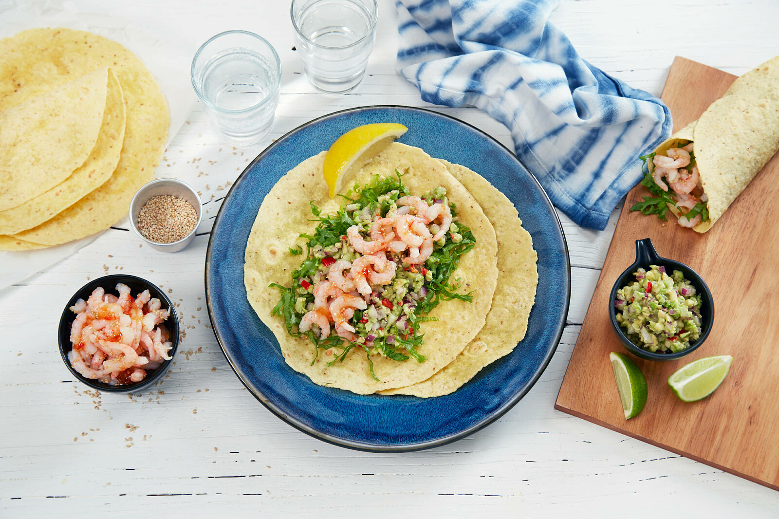 Taco med reker