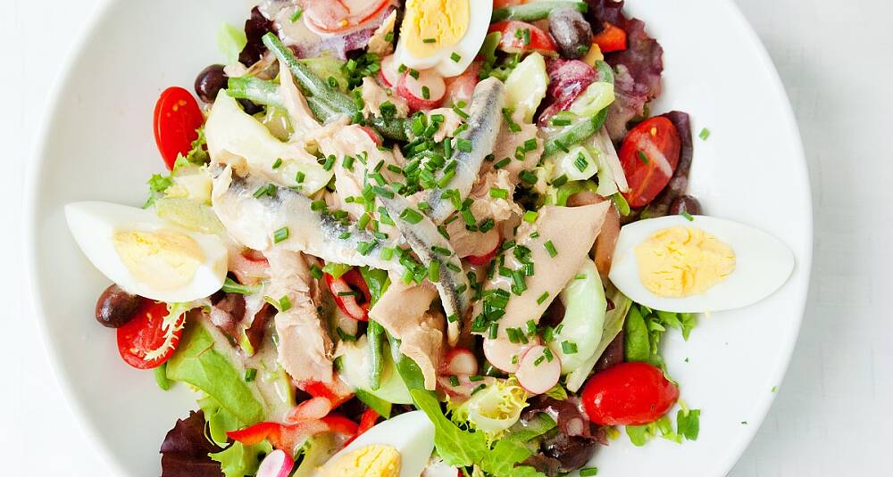 Salat Nicoise - salat fra Nice