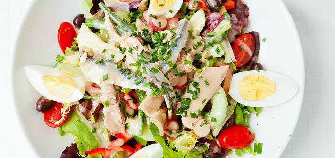 Salat Nicoise - salat fra Nice