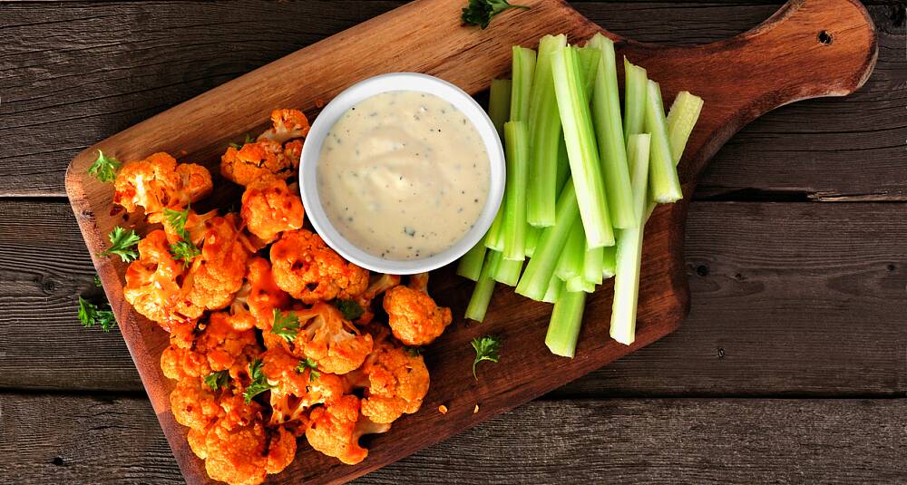 Buffalo blomkål wings