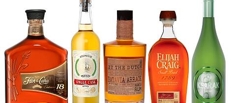 Spennende rom, marc, bourbon, arak og akevitt topper listen denne gangen