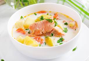 Enkel fiskesuppe