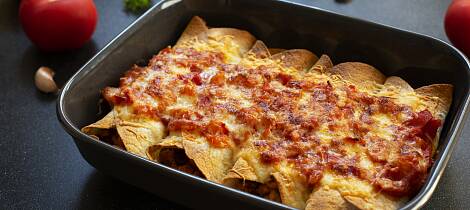 Vart opp med enchilada i dag