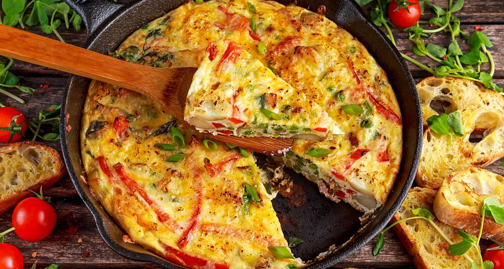 Når italienerne lager omelett, er det mer enn eggknusing som skal til