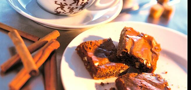 Brunsukkerkake i langpanne - Brown Sugar Squares