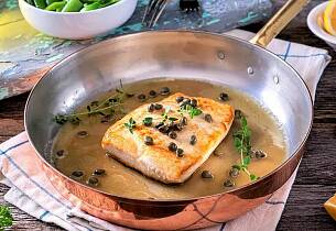 Denne nydelige måten å servere kveite på er en første juledag verdig