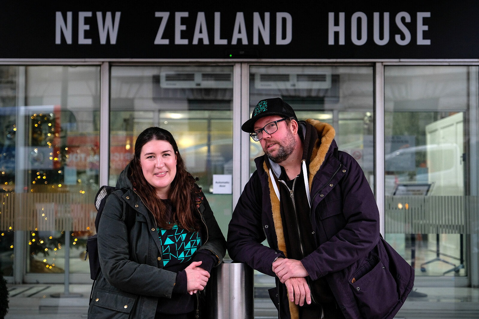 Becky Donald og Todd Nicolson fra NZBC