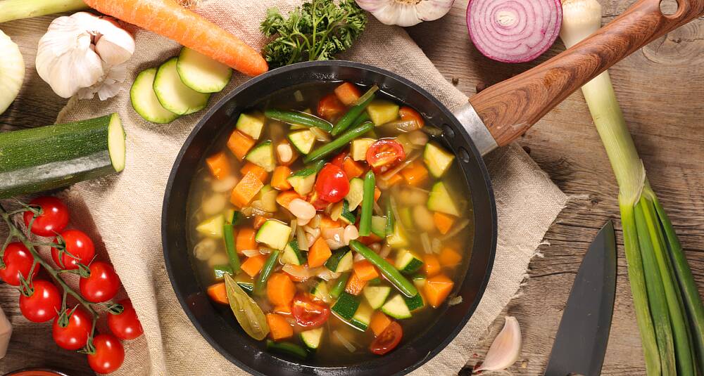 Minestrone fra Genova (Minestrone alla Genovese) (Italia)