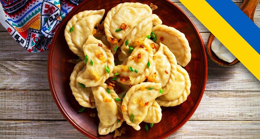 Dumplings med hvitkålfyll fra Ukraina -  vareniki