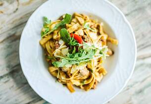 Tagliatelle med sik