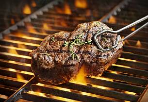 Marinert og grillet oksefilet