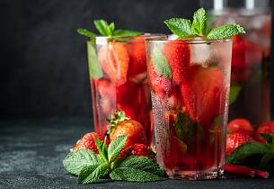 Strawberry mojito