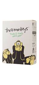 Thr3 Monkeys Fresh & Fruity White Wine