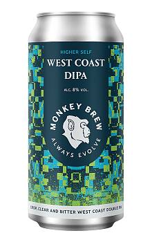 Monkey Brew Higher Self West Coast DIPA