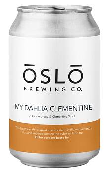Oslo Brewing Co My Dhalia Clementine Imperial Stout