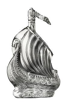 Larsen Silver Sculpture Viking Ship