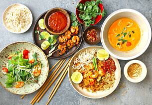 Unike toppviner fra stjerneprodusent matchet med asiatisk street food på Hitchhiker