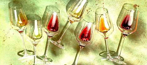 La en proff lære deg å smake vin - berømte områder og populære druer