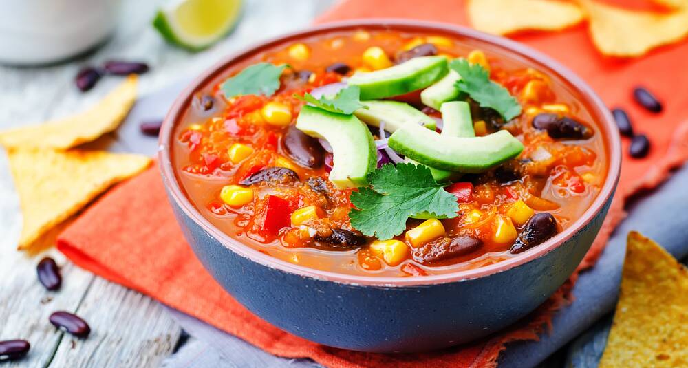 I dag lager du chili-sin-carne - altså en meksikanskinspirert bønnegryte helt uten kjøtt