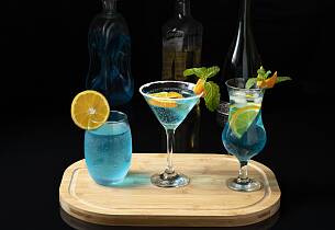 Blå lagune - drinkoppskrift