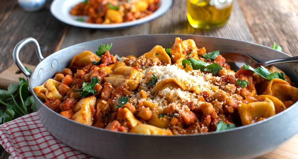 Med fylt pasta fra butikken lager du en riktig så smaksrik middag i dag