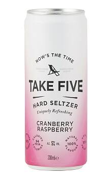 Take Five Cranberry Raspberry Hard Seltzer