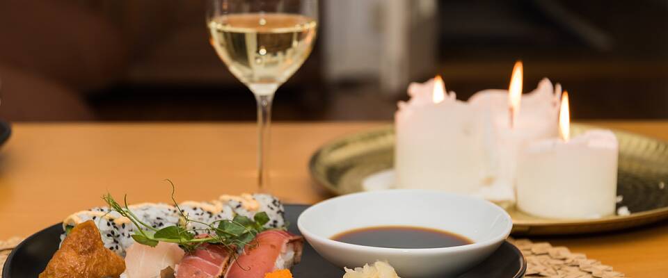 Slik velger du vin til sushi