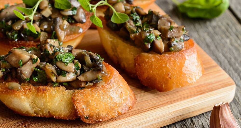 Bruschetta med sopp