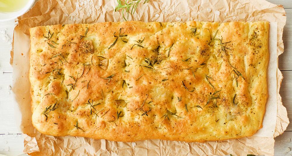 Hjemmelaget focaccia