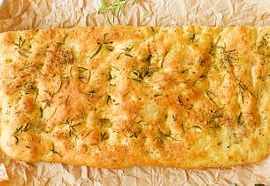 Hjemmelaget focaccia