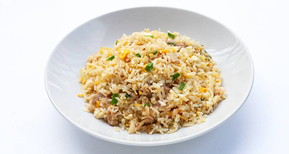 Stekt ris med egg