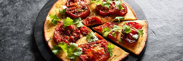 By på en vegetarrett som smaker av sol i julestria