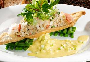 Slik kan du også servere krabbe