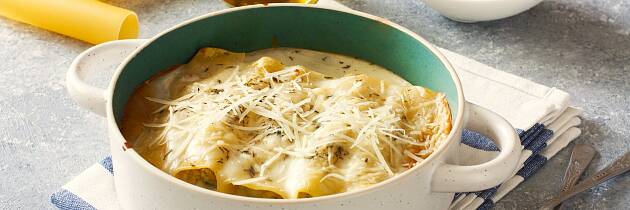 Fylte pastarør - cannelloni - er en morsom vri på ukens pastamiddag